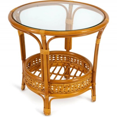 Комплект садовой мебели Tetchair PELANGI из натурального ротанга, стол и 4 кресла, цвет бежевый
