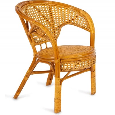 Комплект садовой мебели Tetchair PELANGI из натурального ротанга, стол и 4 кресла, цвет бежевый