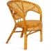 Комплект садовой мебели Tetchair PELANGI из натурального ротанга, стол и 4 кресла, цвет бежевый