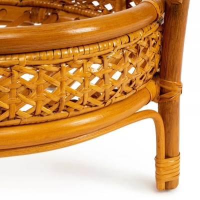 Комплект садовой мебели Tetchair PELANGI из натурального ротанга, стол и 4 кресла, цвет бежевый